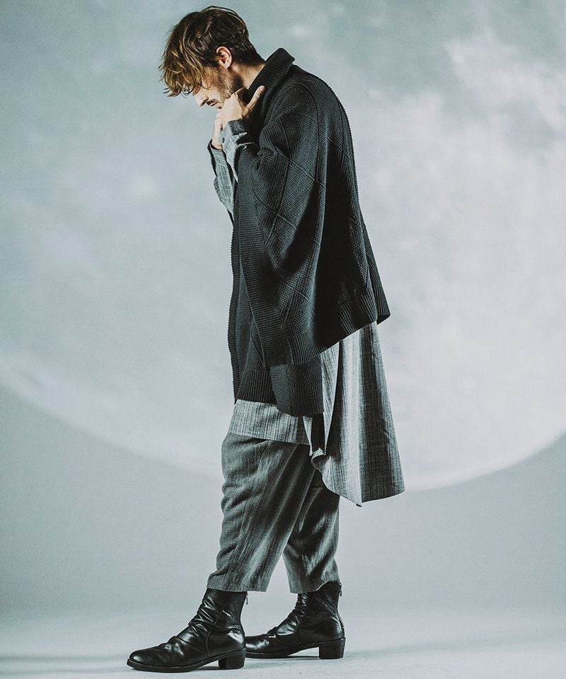 NO ID. ブラック サルエルパンツ サイズ2 NO ID. BLACK / サルエルカーゴトラウザーズパンツ 2 ブラック O-26-04