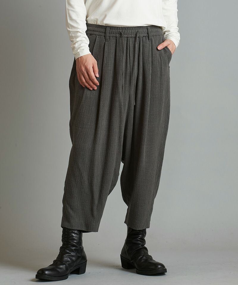 30%OFF【NO ID.(ノーアイディー)】ｻﾙｴﾙﾊﾞﾙｰﾝｸﾛｯﾌﾟﾄﾞPT パンツ(454006