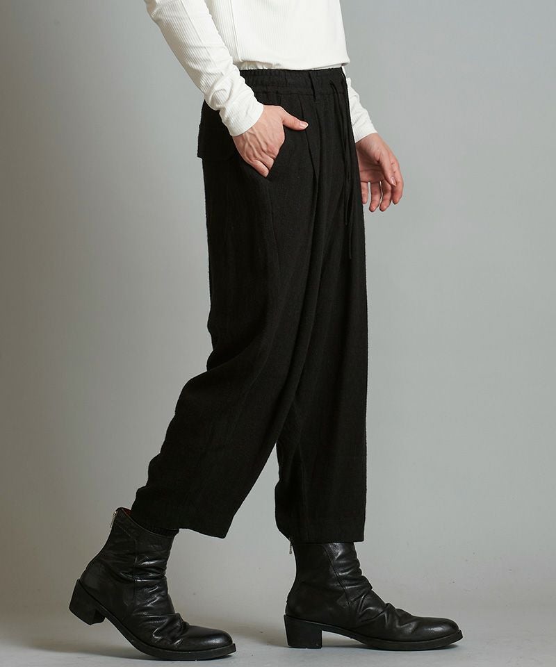 極美品　L.G.B コーティングサルエルパンツ　dark wear 14th サルエルパンツ レディース ロング丈 変形 無地 送料無料・再入荷