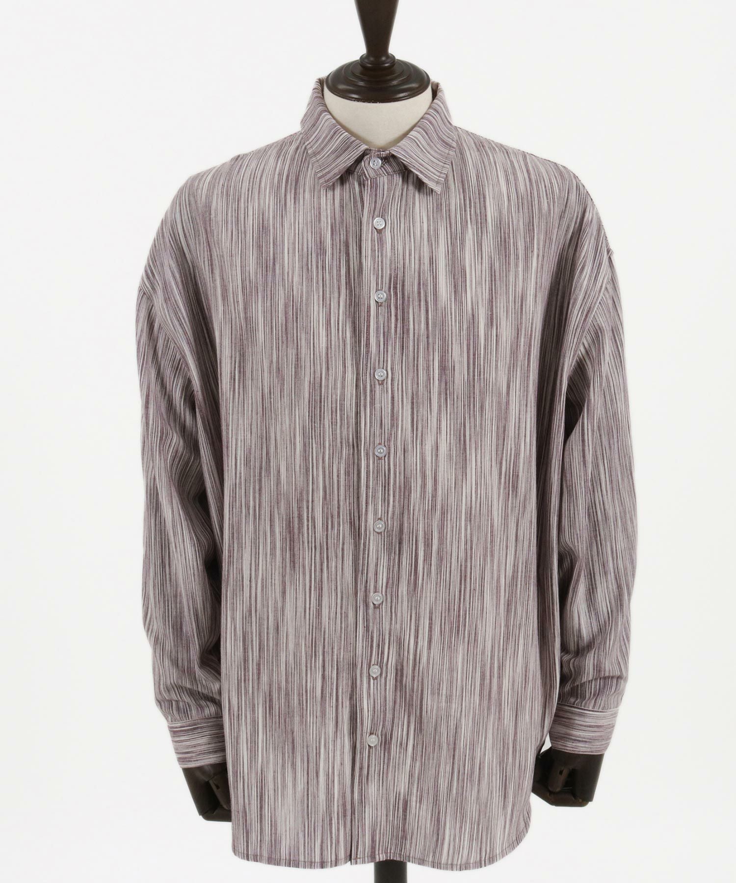 50%OFF【Jih Nunc(ジーヌンク)】コットンリネンランダムストライプ