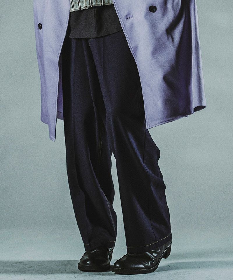 70%OFF【NO ID.(ノーアイディー)】ﾊｲｳｴｽﾄﾜｲﾄﾞﾜｰｸﾄﾗｳｻﾞｰｽﾞ パンツ
