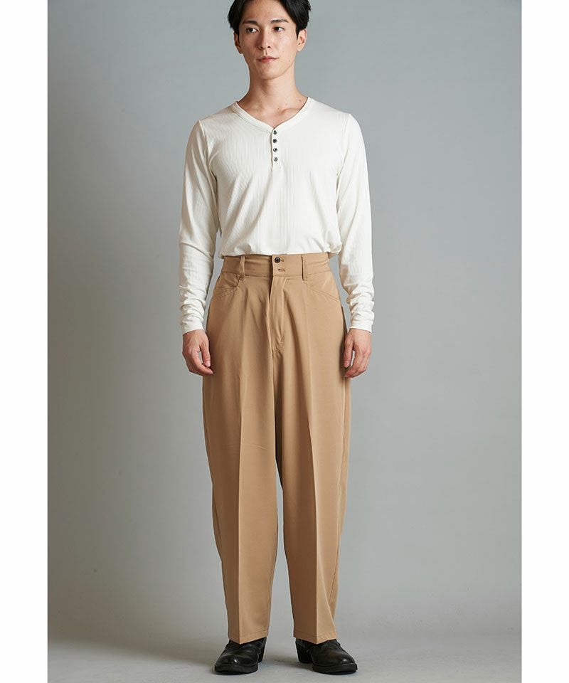 70%OFF【NO ID.(ノーアイディー)】ﾊｲｳｴｽﾄﾜｲﾄﾞﾜｰｸﾄﾗｳｻﾞｰｽﾞ パンツ