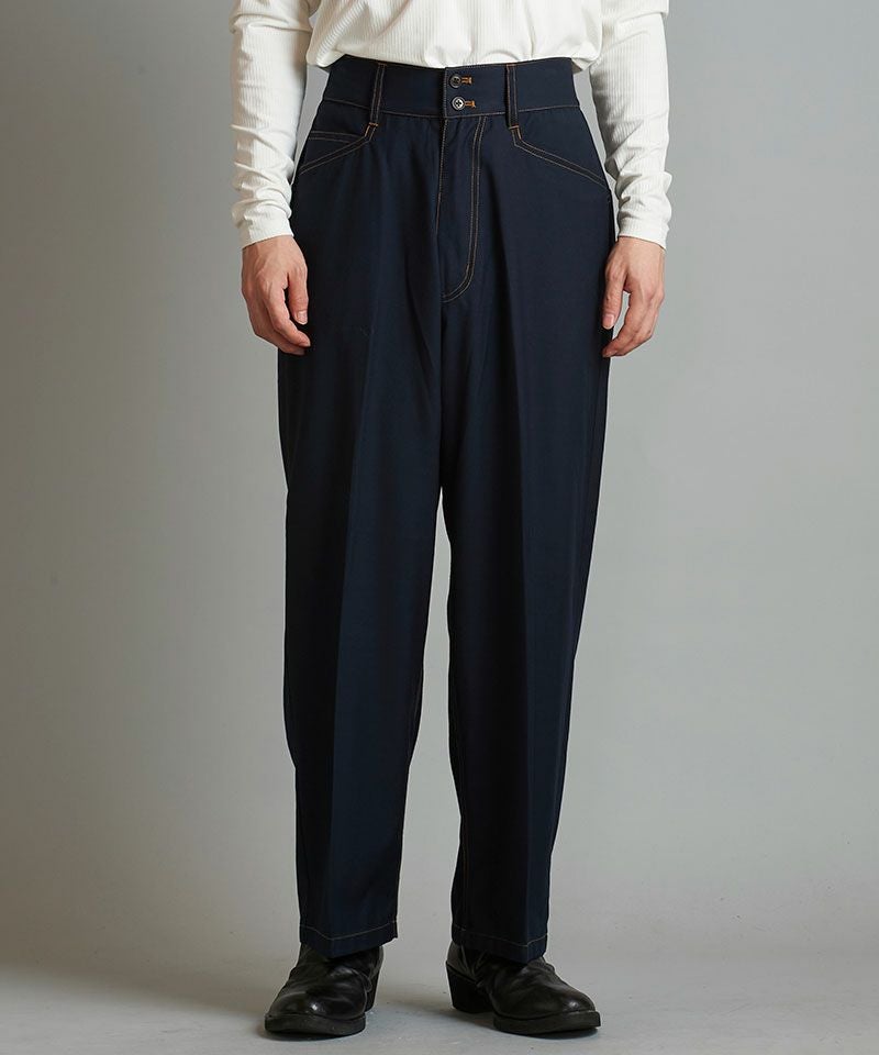 70%OFF【NO ID.(ノーアイディー)】ﾊｲｳｴｽﾄﾜｲﾄﾞﾜｰｸﾄﾗｳｻﾞｰｽﾞ パンツ