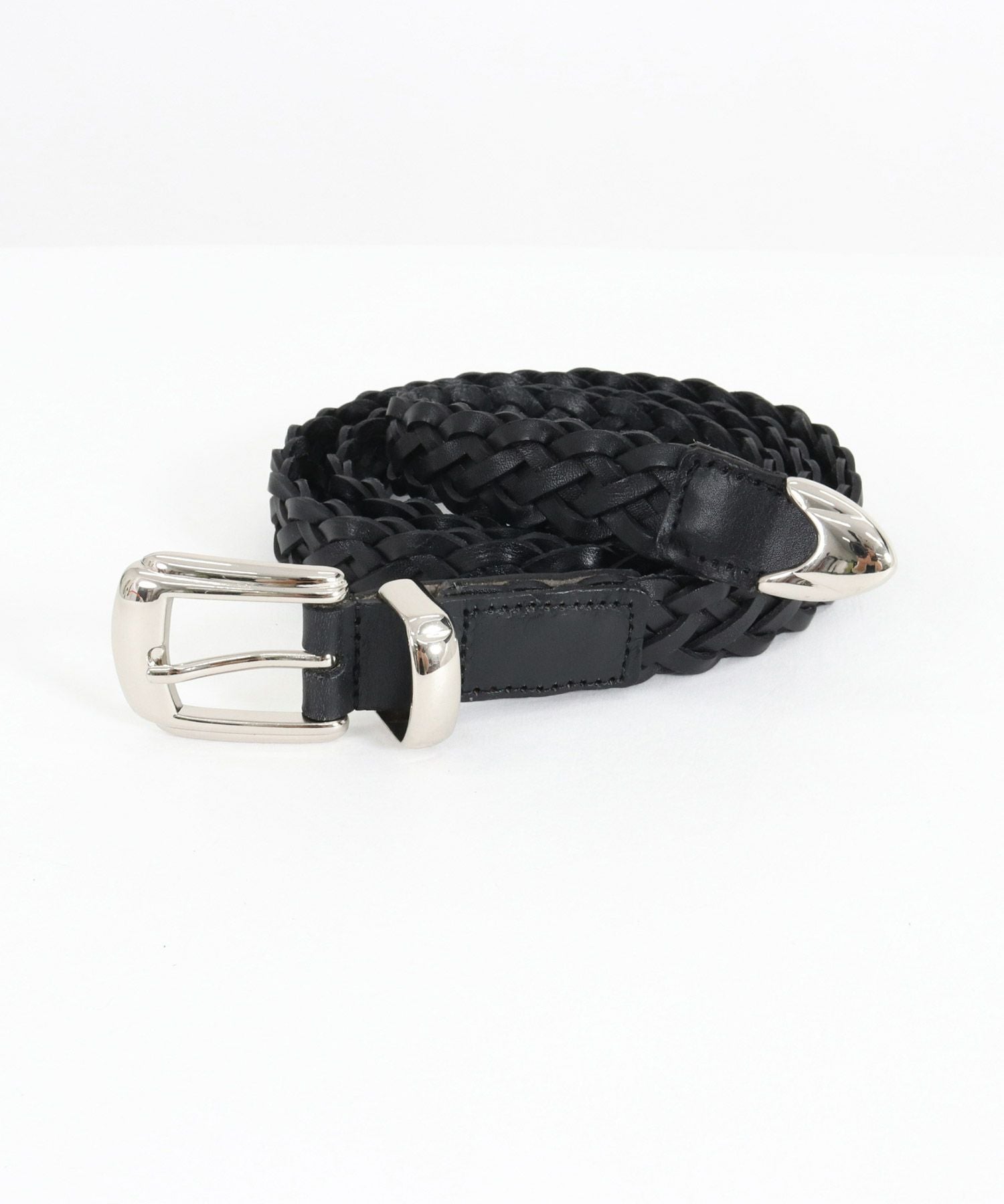 ADAM PATEK(アダムパテック)】braided leather belt ベルト(AP2419004