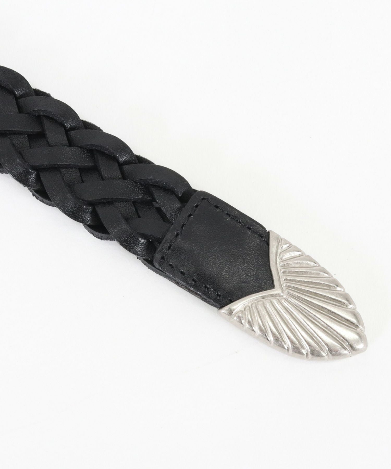 ADAM PATEK(アダムパテック)】braided leather belt ベルト(AP2419004