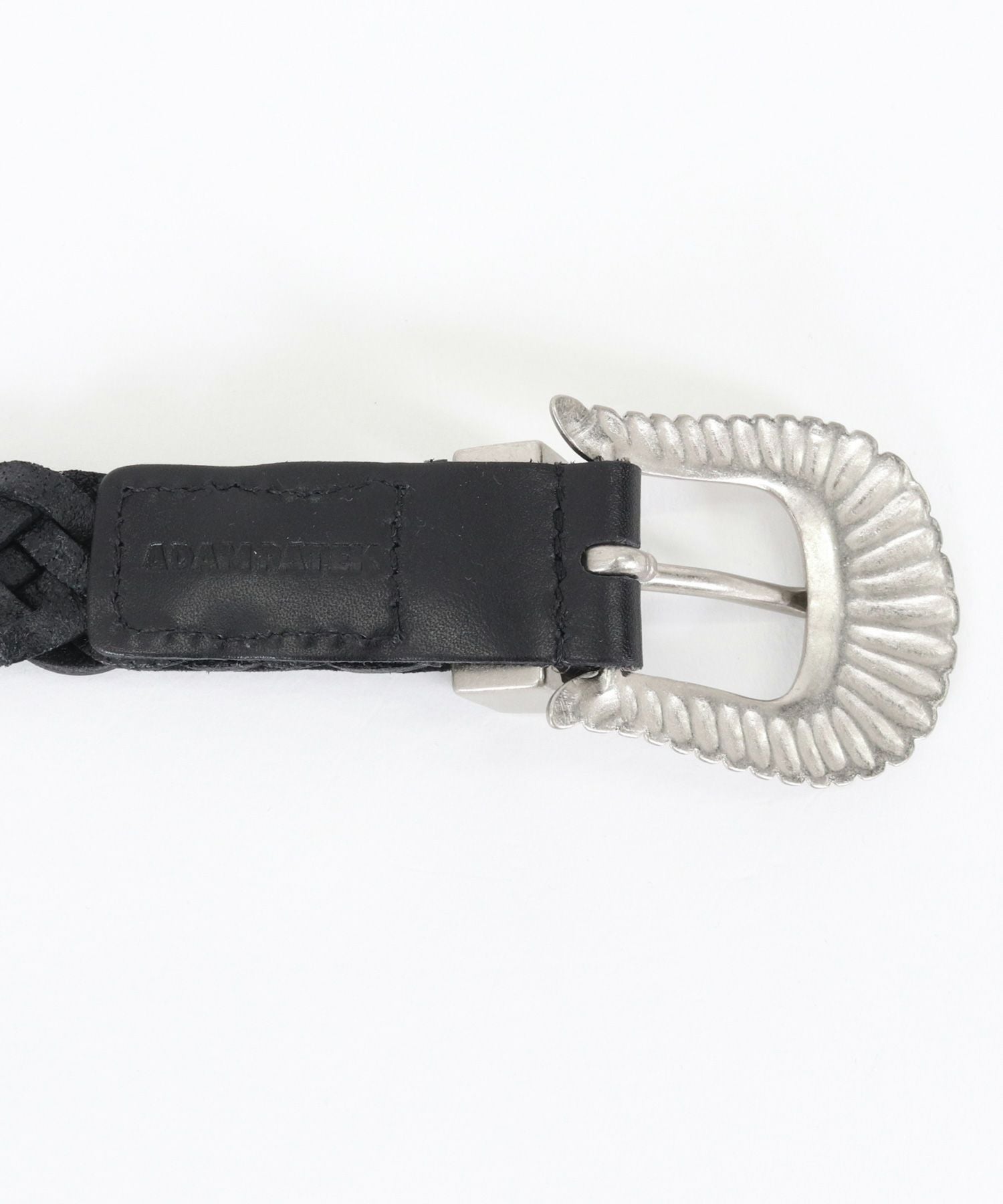 ADAM PATEK(アダムパテック)】braided leather belt ベルト(AP2419004
