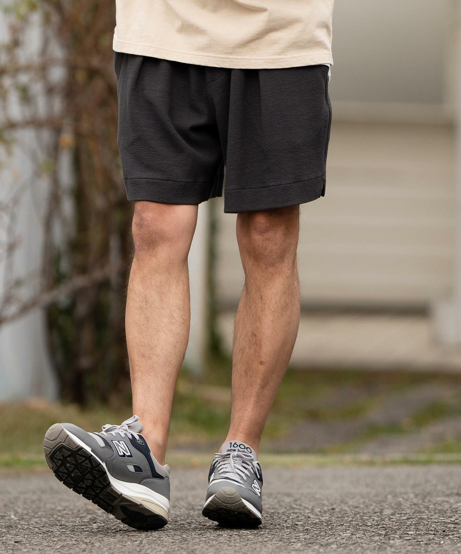 30%OFF【CAMBIO(カンビオ)】シアサッカーイージーショートパンツ(CMB