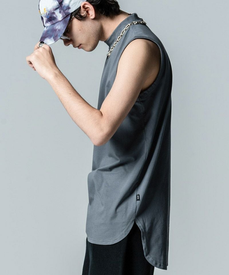 glamb(グラム)】Hi Neck Tank Top ハイネックタンクトップ(GB0224-CS23