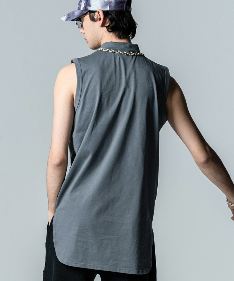glamb(グラム)】Hi Neck Tank Top ハイネックタンクトップ(GB0224-CS23
