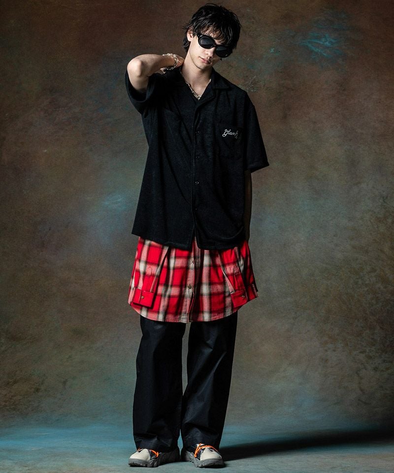50%OFF【glamb(グラム)】Pile Bowling Shirt パイルボウリングシャツ