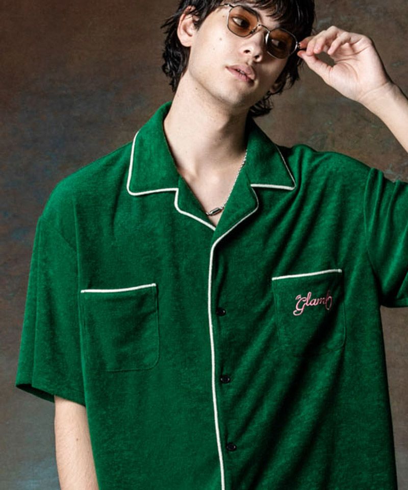 30%OFF【glamb(グラム)】Pile Bowling Shirt パイルボウリングシャツ