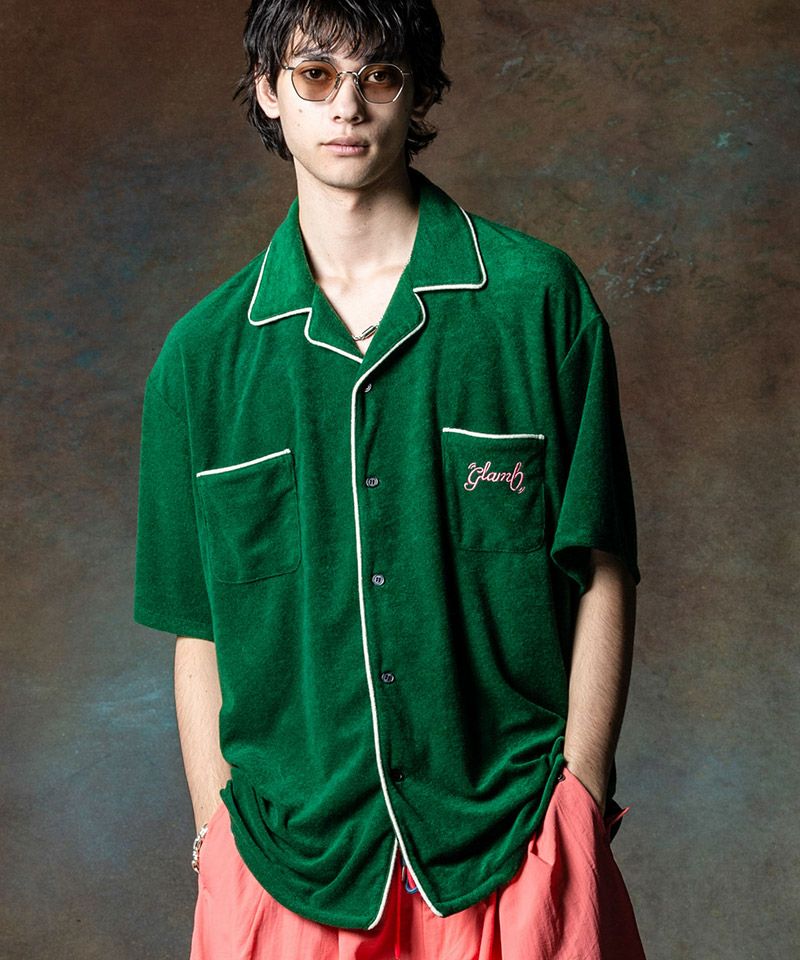 30%OFF【glamb(グラム)】Pile Bowling Shirt パイルボウリングシャツ