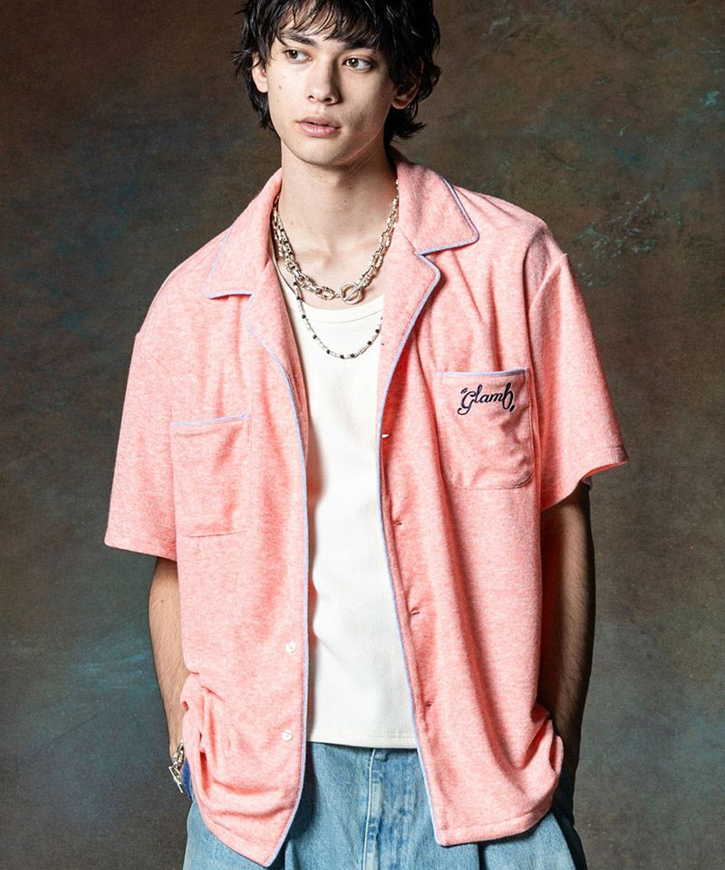 50%OFF【glamb(グラム)】Pile Bowling Shirt パイルボウリングシャツ