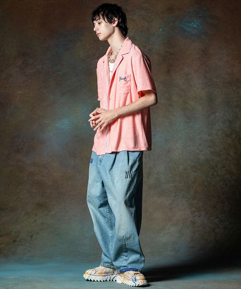 50%OFF【glamb(グラム)】Pile Bowling Shirt パイルボウリングシャツ