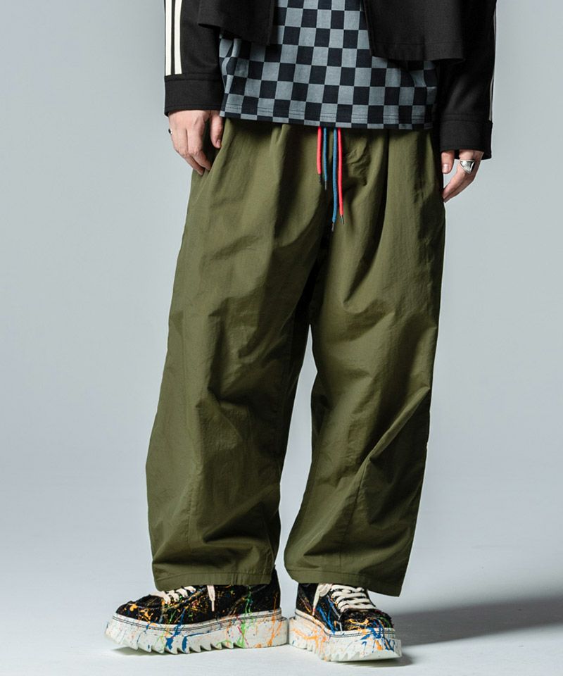 glamb 裾リブ ストレッチ サルエル ミリタリー カーゴ パンツ カーキ 3 glamb（グラム） パンツ Baggy Military Pants / バギーミリタリー