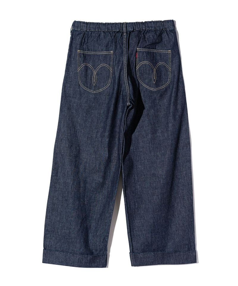 glamb(グラム)】Crease Stitch Denim クリースステッチデニム パンツ