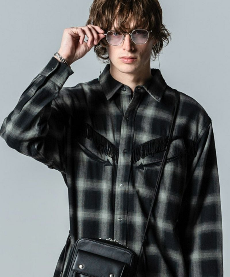 30%OFF【glamb(グラム)】Western Check Shirt ウエスタンチェック 30%OFF【glamb(グラム)】Western Check Shirt ウエスタンチェック