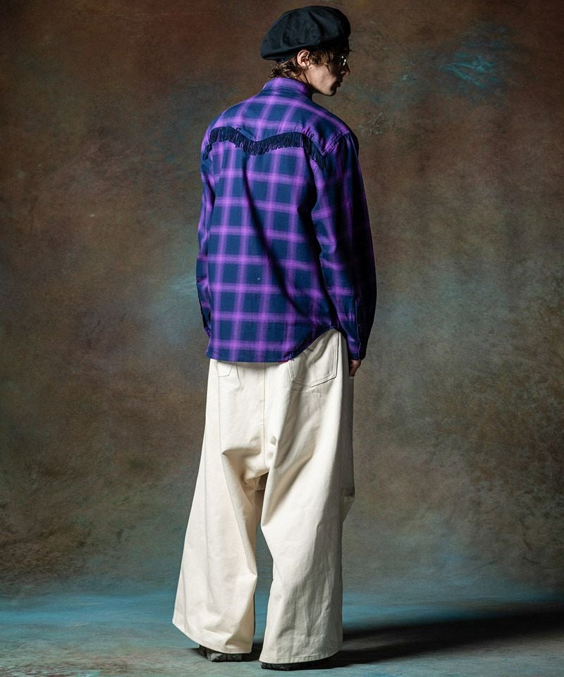 30%OFF【glamb(グラム)】Western Check Shirt ウエスタンチェック