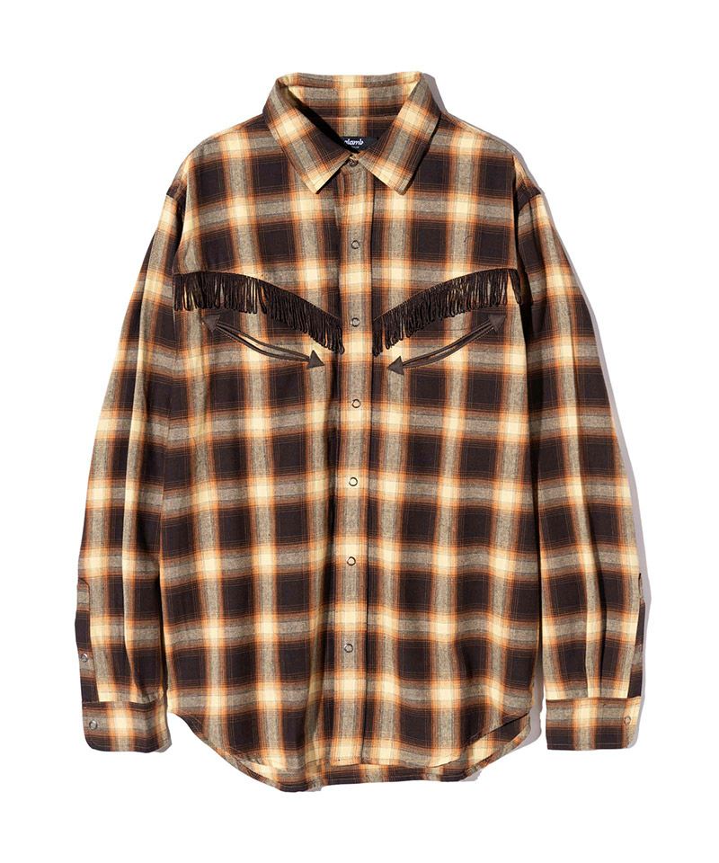 30%OFF【glamb(グラム)】Western Check Shirt ウエスタンチェック