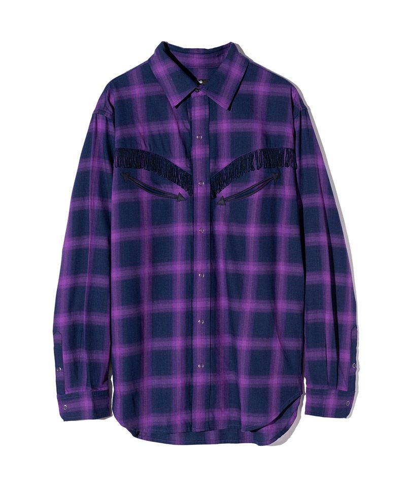 30%OFF【glamb(グラム)】Western Check Shirt ウエスタンチェック
