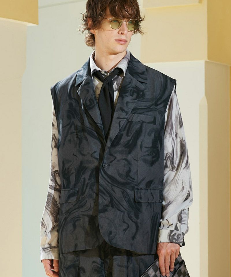 50%OFF【glamb(グラム)】Sleeveless Tailored Jacket スリーブレス