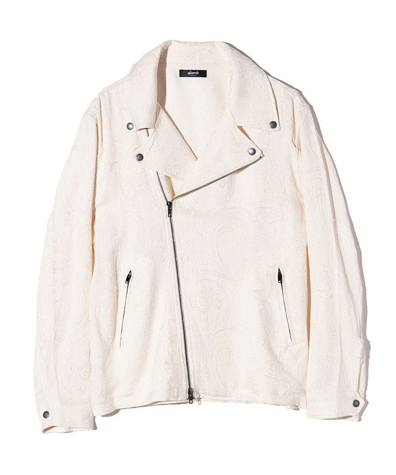 30%OFF【glamb(グラム)】Paisley Summer Riders Jacket ペイズリー