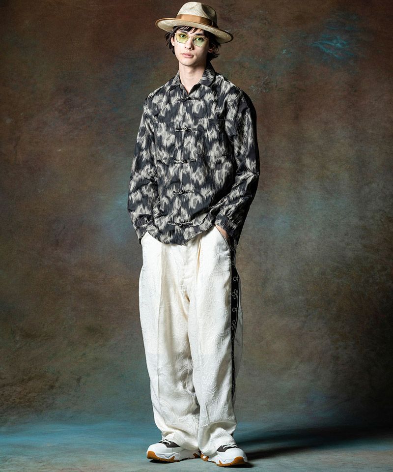 【完売品】 WIND AND SEA × FR2 GOLF ペイズリー パンツ 50%OFF【glamb(グラム)】Paisley Line Pants ペイズリーラインパンツ