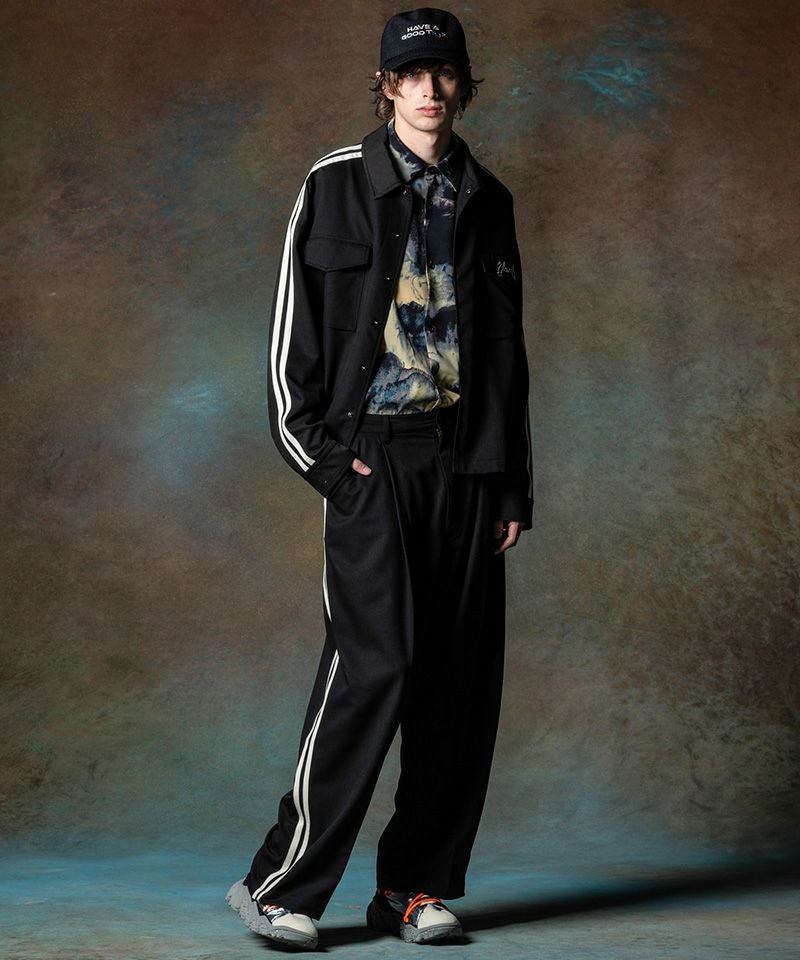 30%OFF【glamb(グラム)】Line Jersey Shirt Set Up ラインジャージ