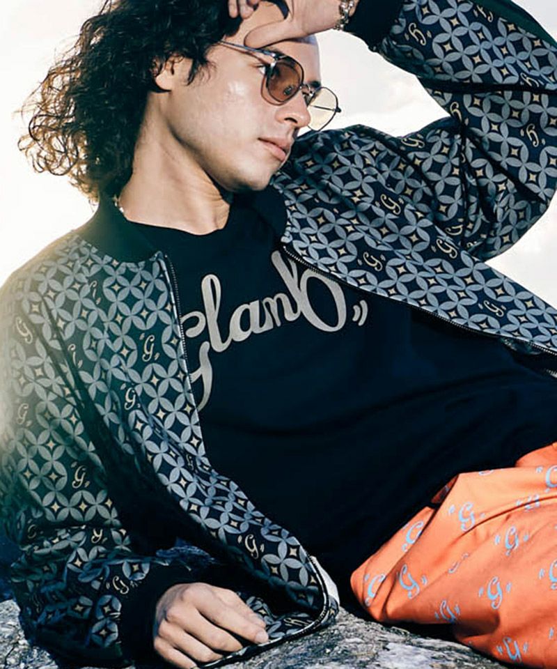 50%OFF【glamb(グラム)】Glitter Monogram Jersey グリッター 