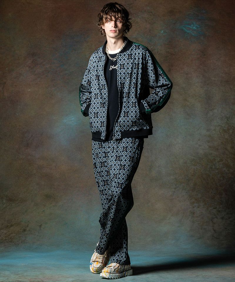 50%OFF【glamb(グラム)】Glitter Monogram Jersey グリッター