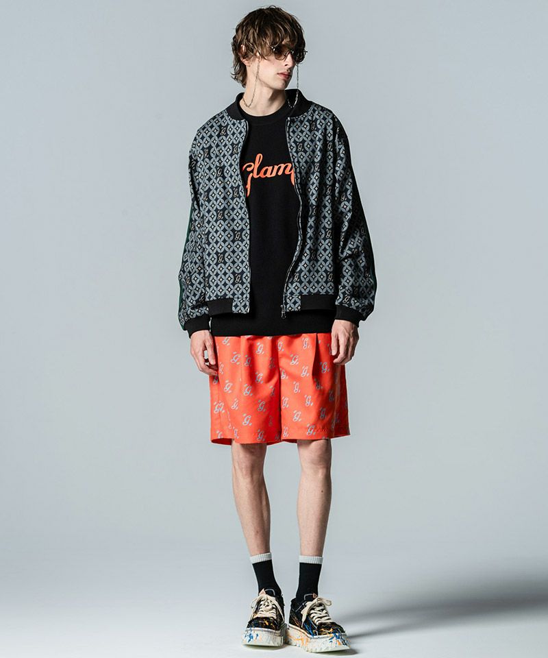 50%OFF【glamb(グラム)】Glitter Monogram Jersey グリッター