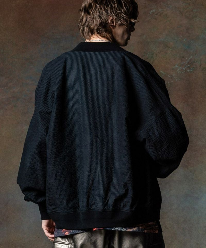 50%OFF【glamb(グラム)】Seersucker Summer MA-1 シアサッカーサマーMA