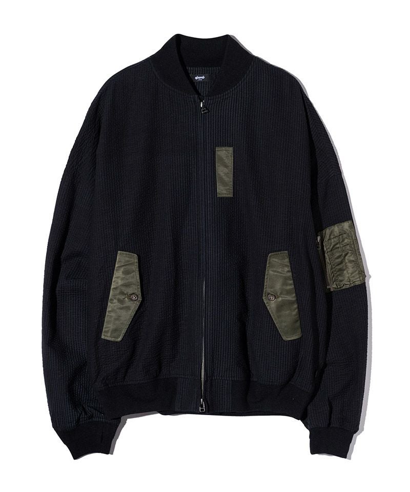 M.R.maさま専用 50%OFF【glamb(グラム)】Seersucker Summer MA-1 シアサッカーサマーMA