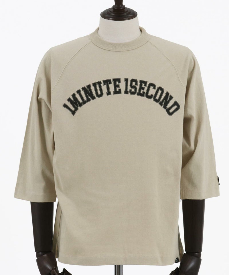 1minute 1second(ワンミニットワンセカンド)】loose fit college logo 