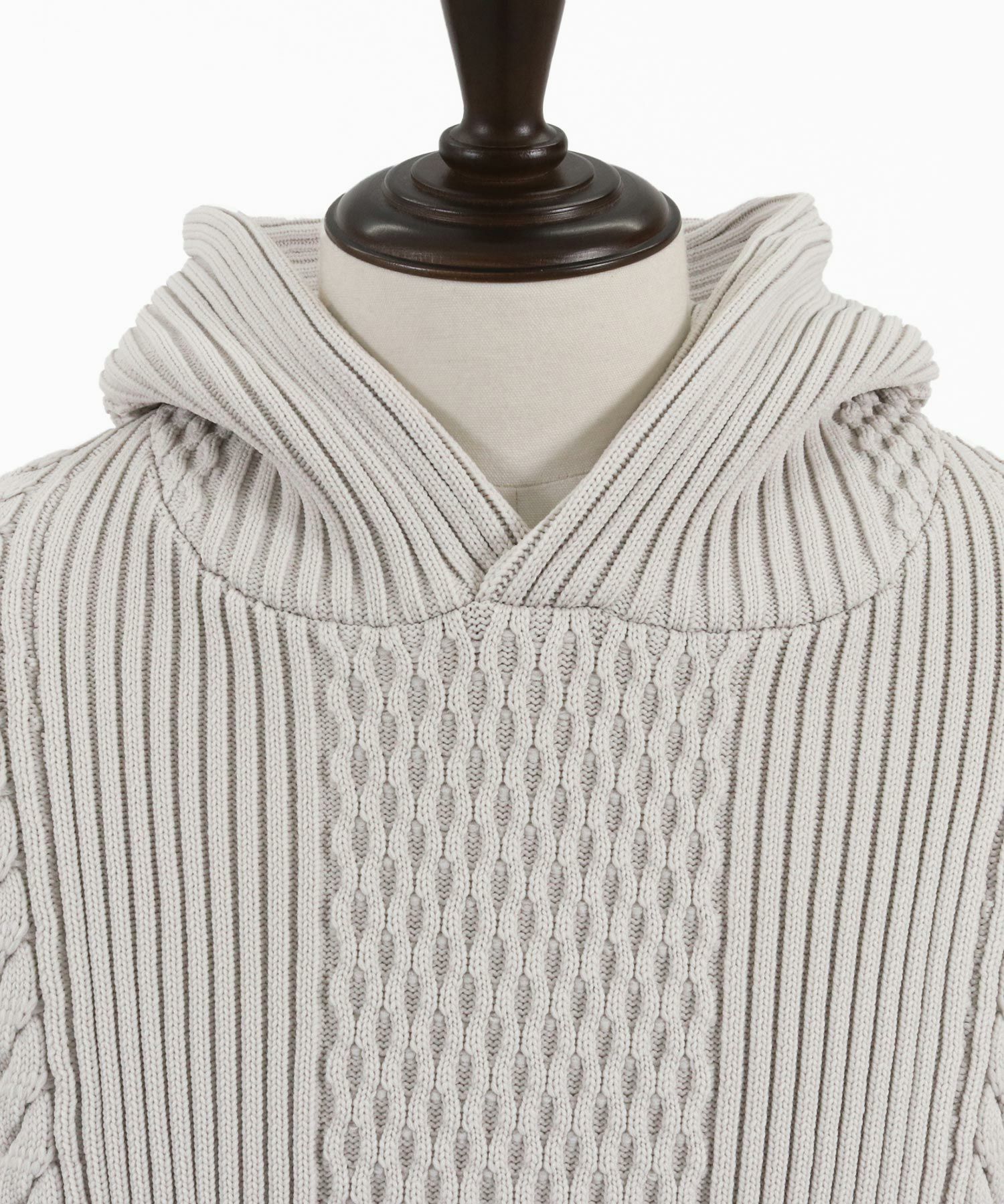 50%OFF【ANGENEHM(アンゲネーム)】Light yarn cable stitch short