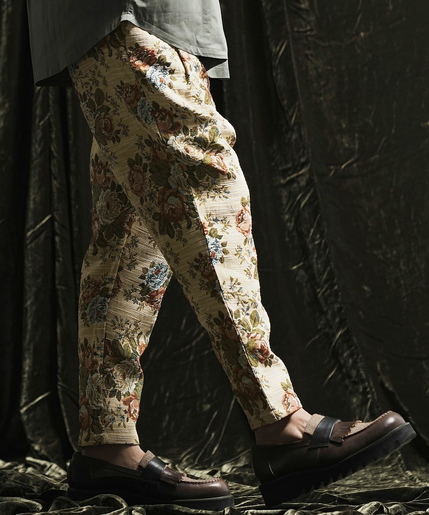80's 〜 ヴィンテージ オリジナル ゴブラン織り ベルベットコーズパンツ 50%OFF【ANGENEHM(アンゲネーム)】 Gobelin tapestry pants