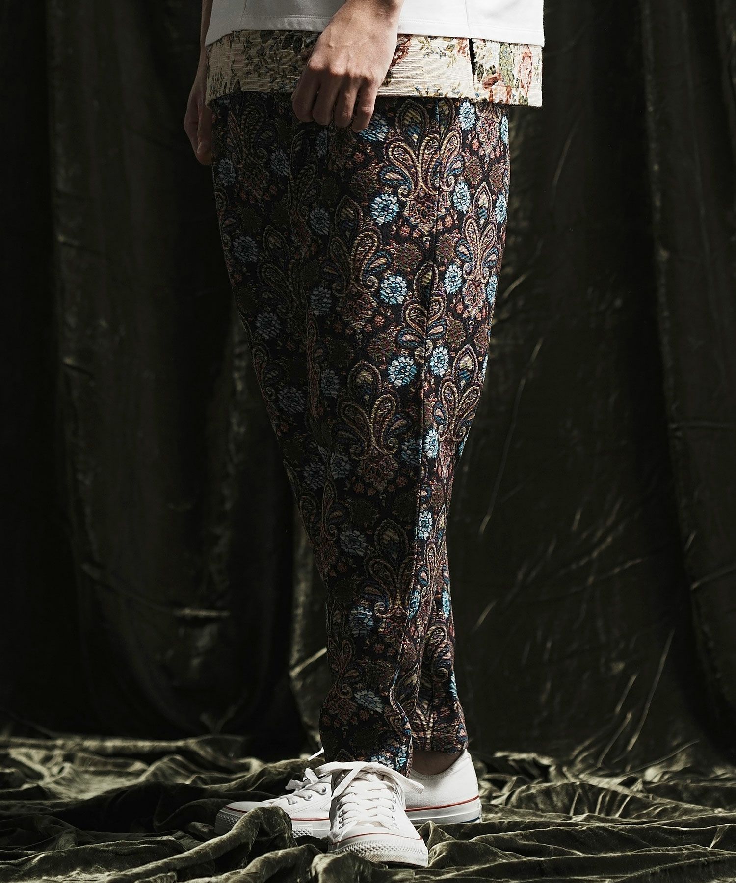 50%OFF【ANGENEHM(アンゲネーム)】 Gobelin tapestry pants