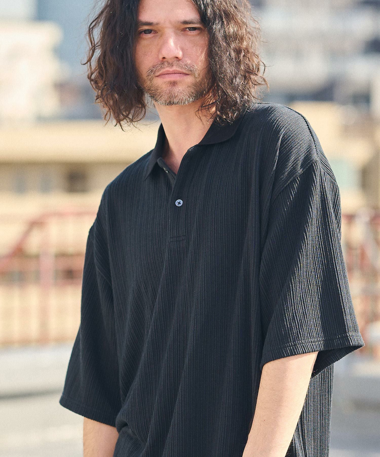 30%OFF【CAMBIO(カンビオ)】カットJQDストライプポロシャツ | CAMBIO