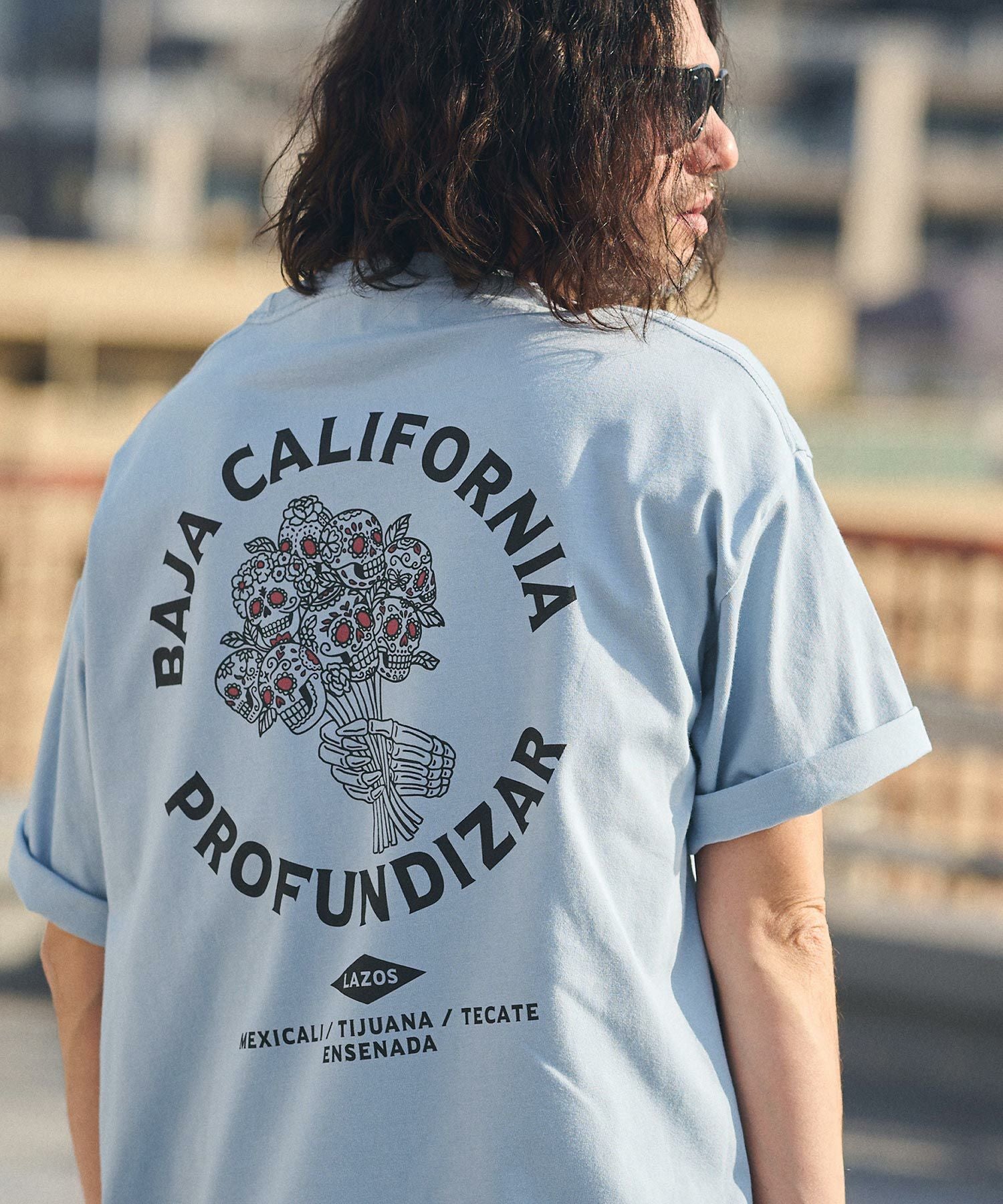 CAMBIO(カンビオ)】ビッグシルエットプリントTシャツ（BAJA CALFORNIA