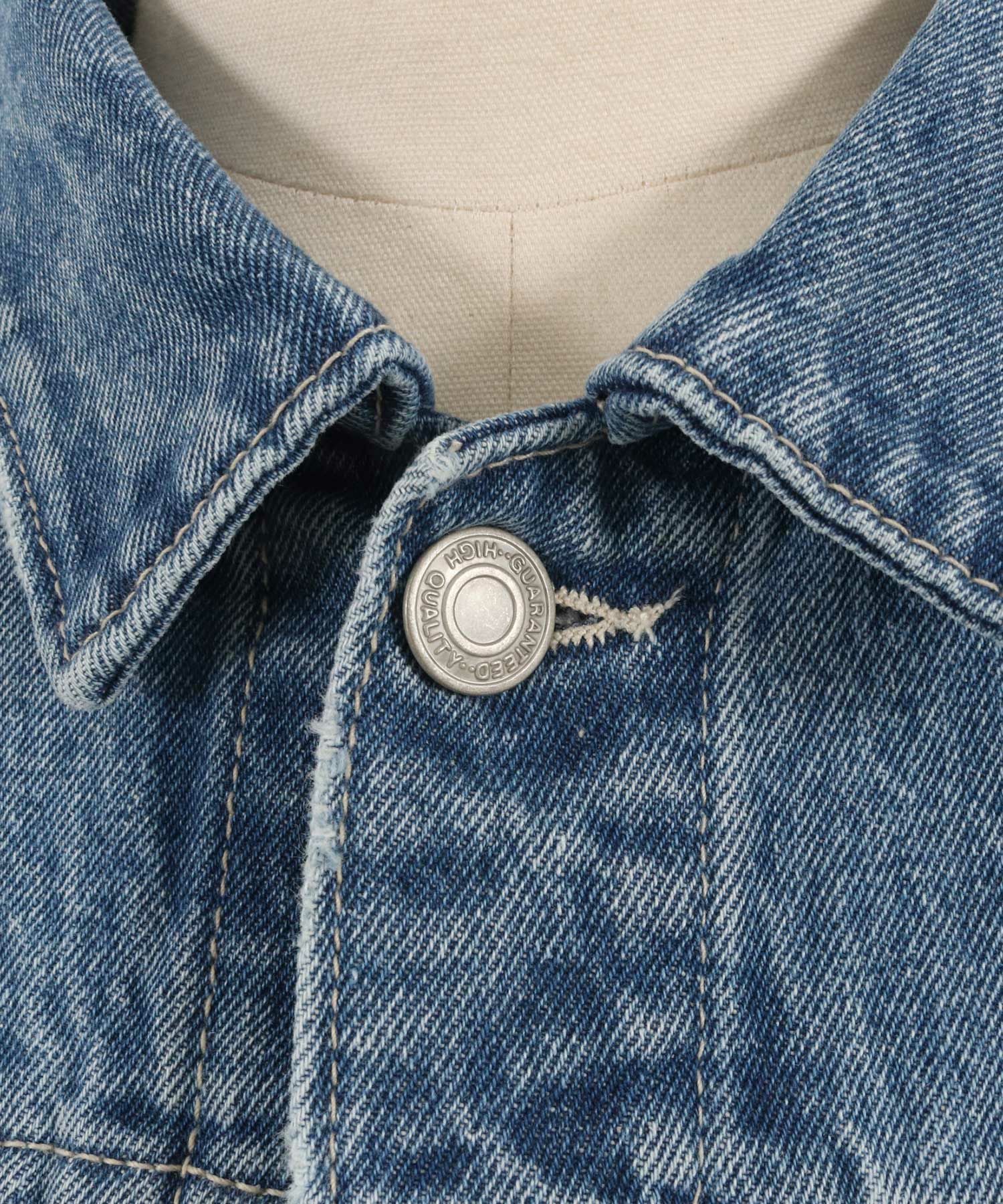 未使用の新品です 加工ダメージ デニムジャケットDENIM CO. CERTIFIED 