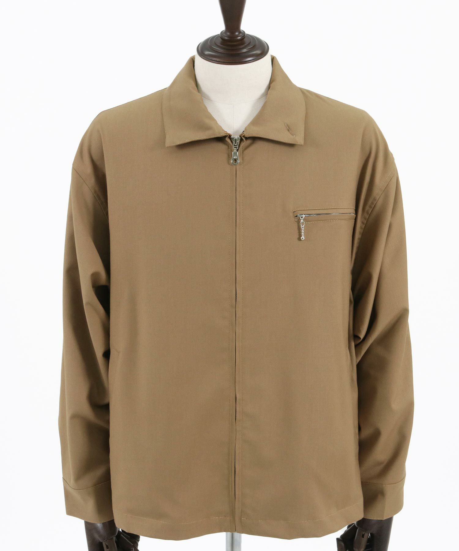 50%OFF【CAMBIO(カンビオ)】裏レオパード柄スイングトップジャケット