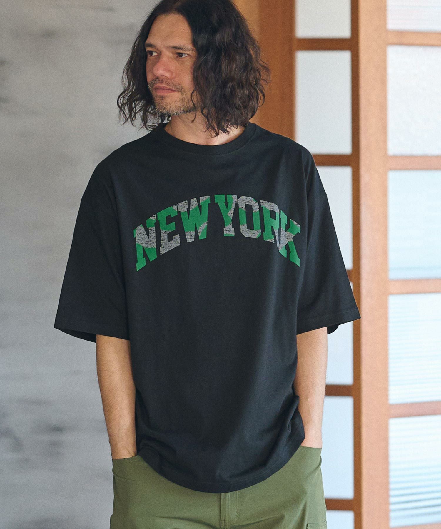 50%OFF【CAMBIO(カンビオ)】ビッグシルエットプリントTシャツ（NEW