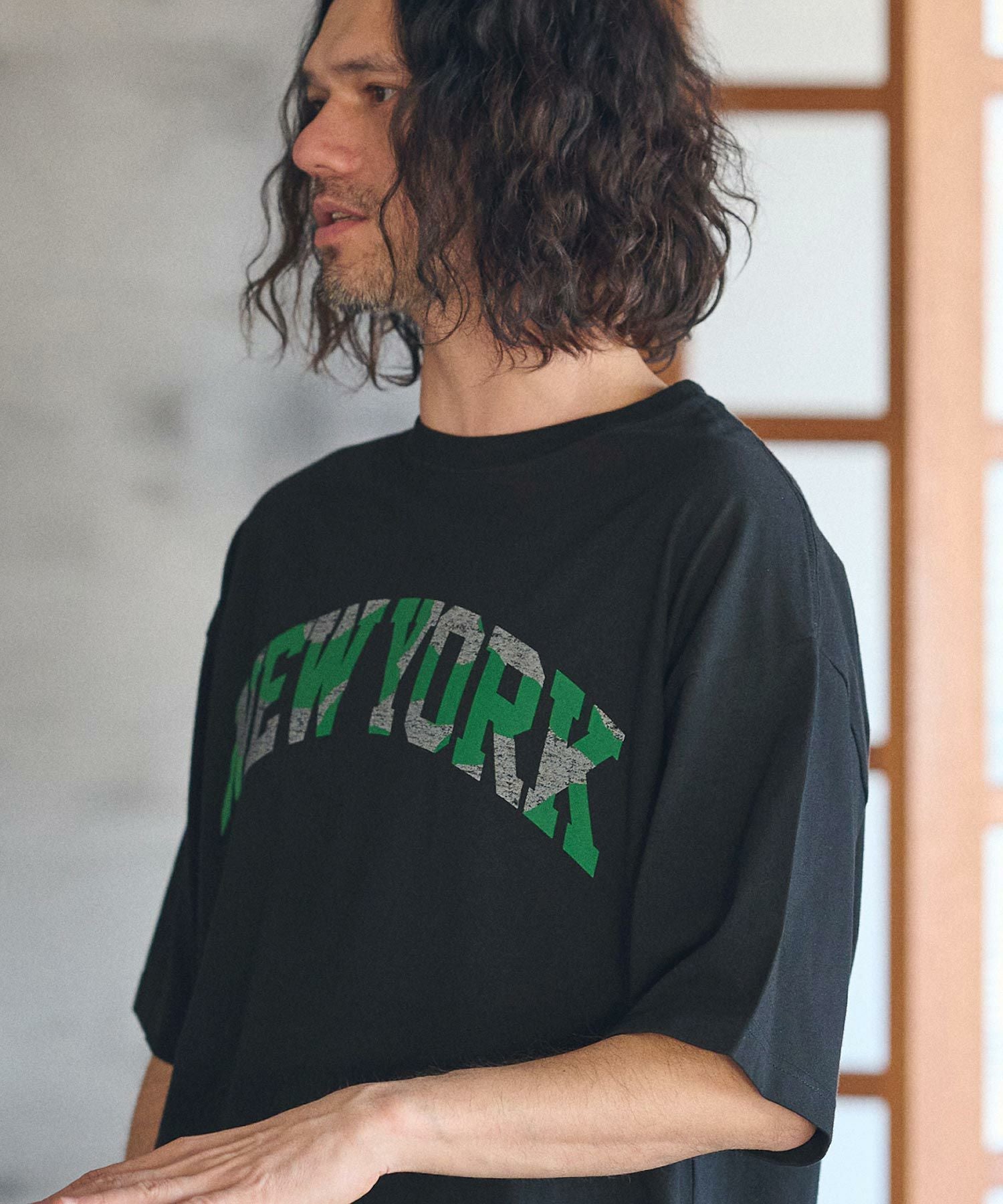 50%OFF【CAMBIO(カンビオ)】ビッグシルエットプリントTシャツ（NEW