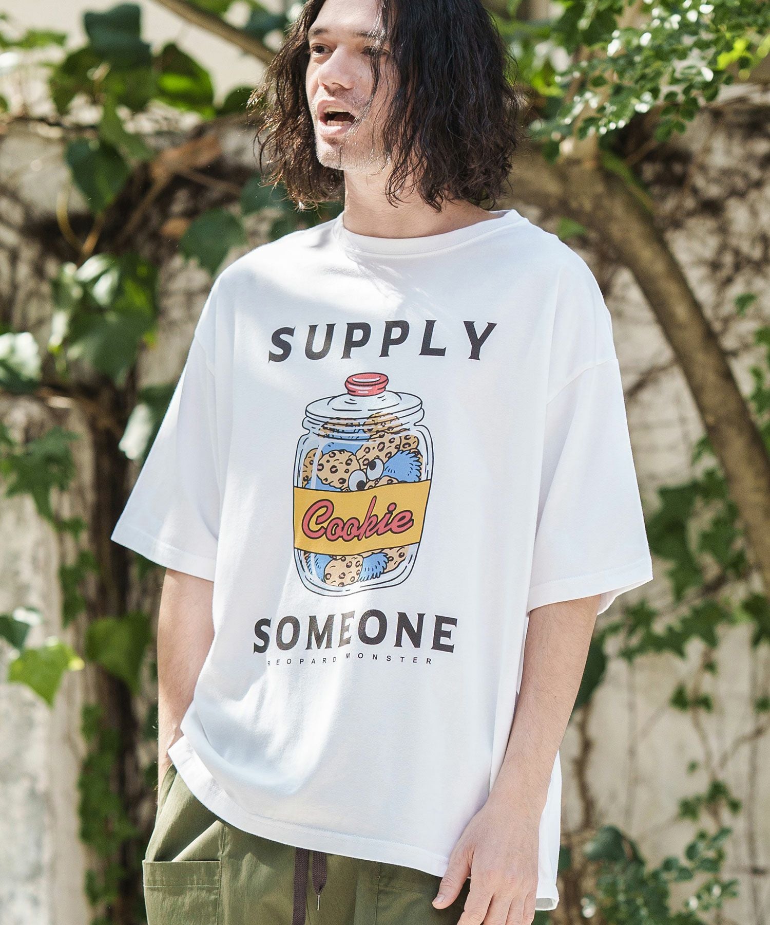 CAMBIO(カンビオ)】ビッグシルエットプリントTシャツ（Supply Someone
