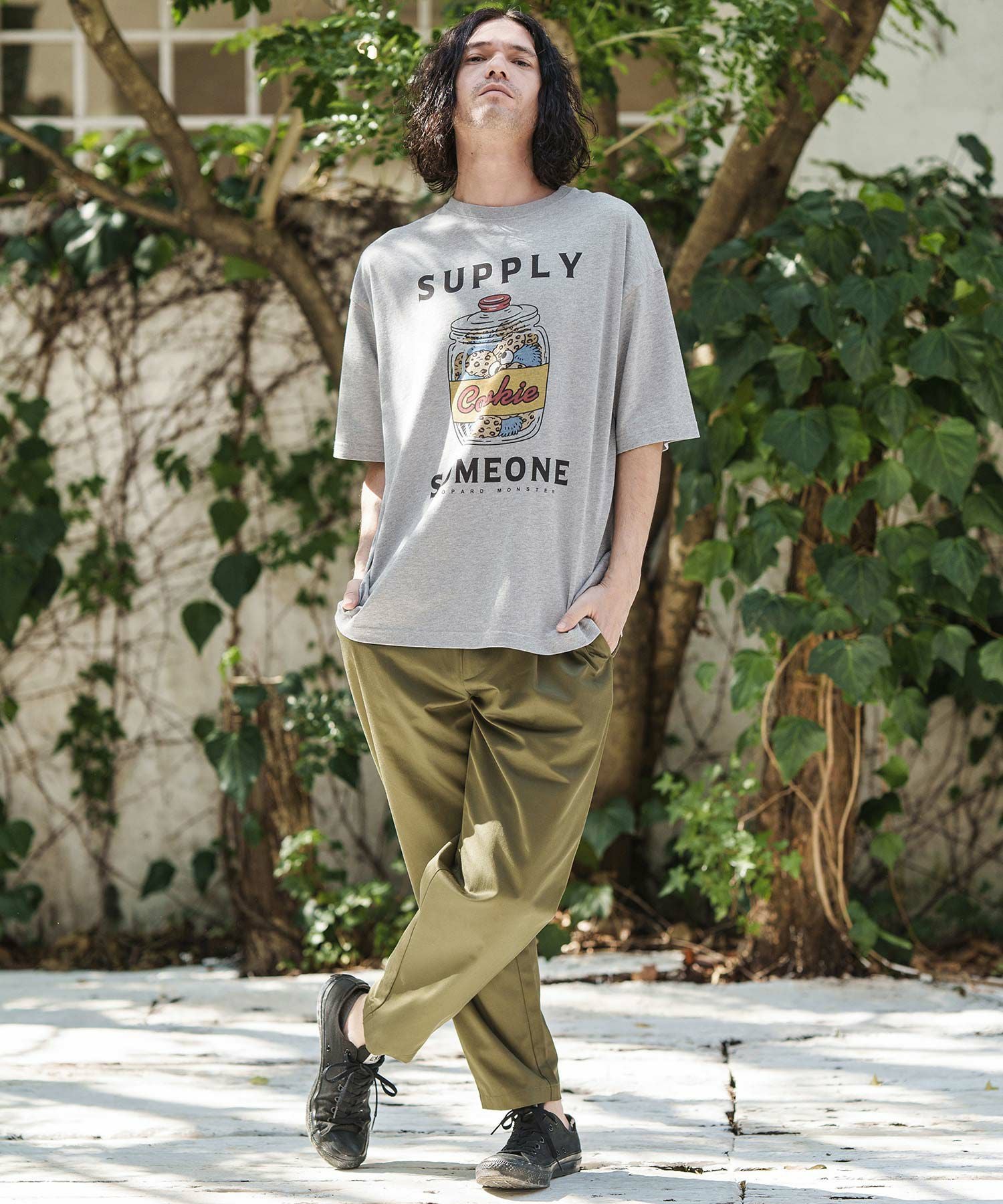 CAMBIO(カンビオ)】ビッグシルエットプリントTシャツ（Supply Someone