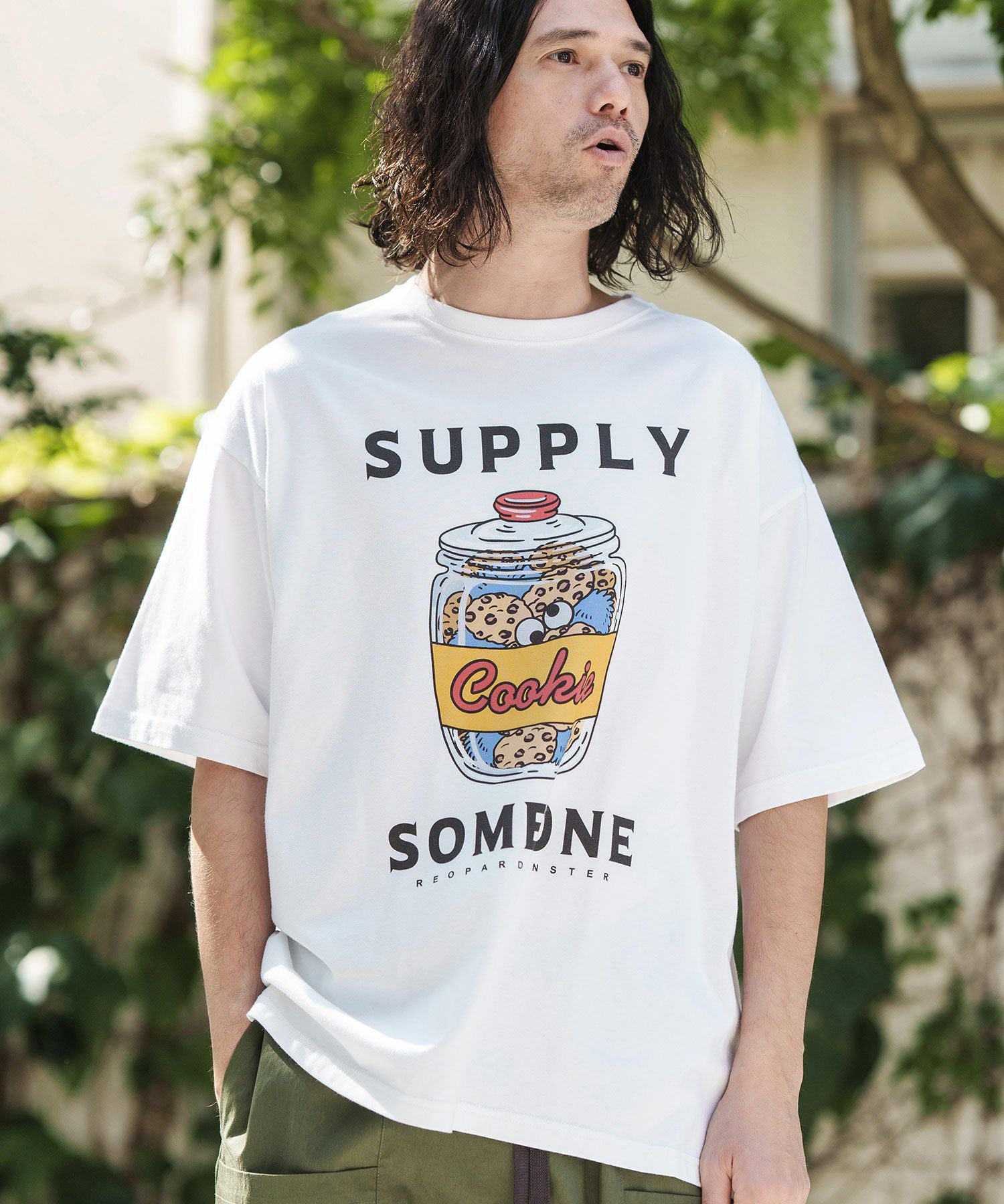 CAMBIO(カンビオ)】ビッグシルエットプリントTシャツ（Supply Someone