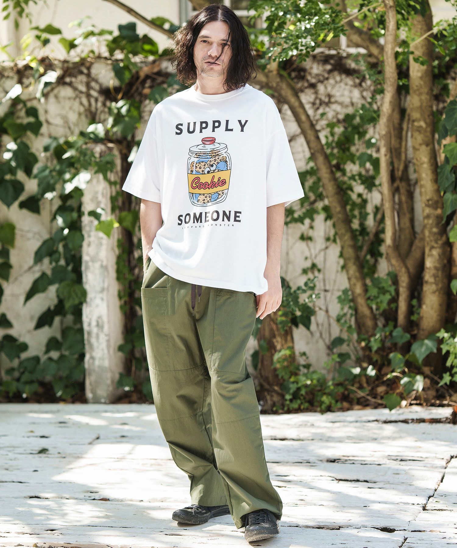 CAMBIO(カンビオ)】ビッグシルエットプリントTシャツ（Supply Someone