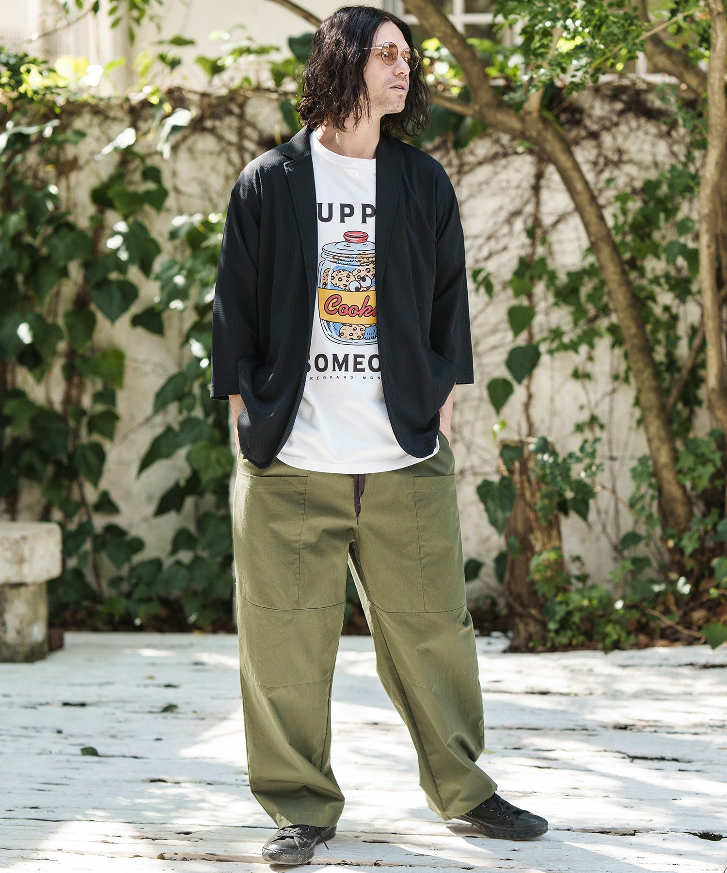 CAMBIO(カンビオ)】ビッグシルエットプリントTシャツ（Supply Someone