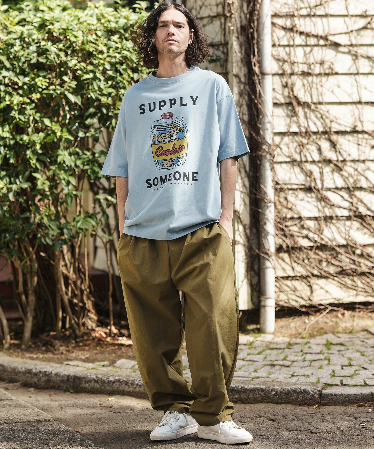 CAMBIO(カンビオ)】ビッグシルエットプリントTシャツ（Supply Someone