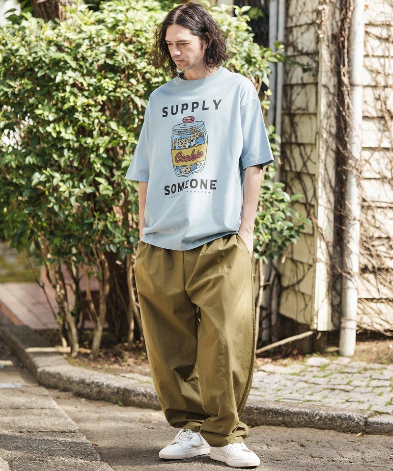 CAMBIO(カンビオ)】ビッグシルエットプリントTシャツ（Supply Someone 